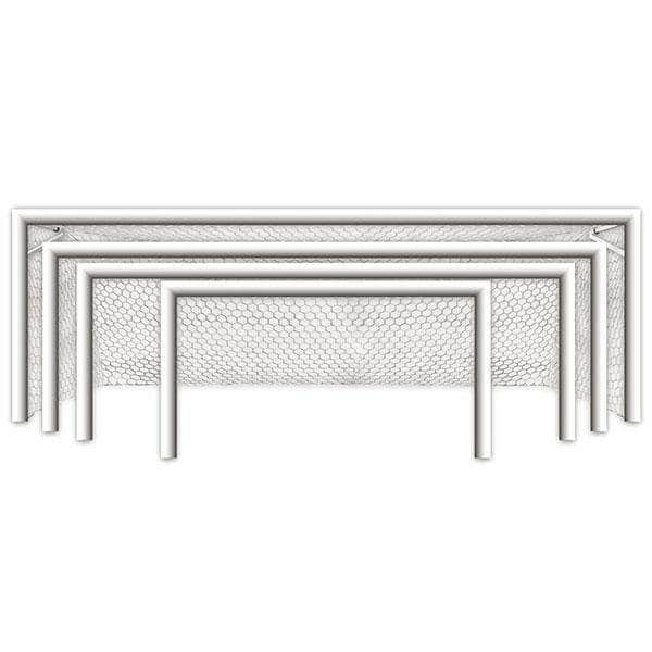 First Team World Class 40 Round Aluminum Permanent Soccer Goal World Class 40 Elite-PM-1