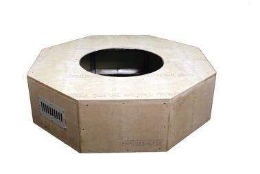 HPC Fire Octagon 54-Inch Unfinished Fire Pit Enclosure FPE54-OCTAGON-Config