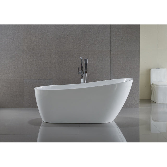 ANZZI Series 5.58 ft. Freestanding Bathtub FT-AZ093-R