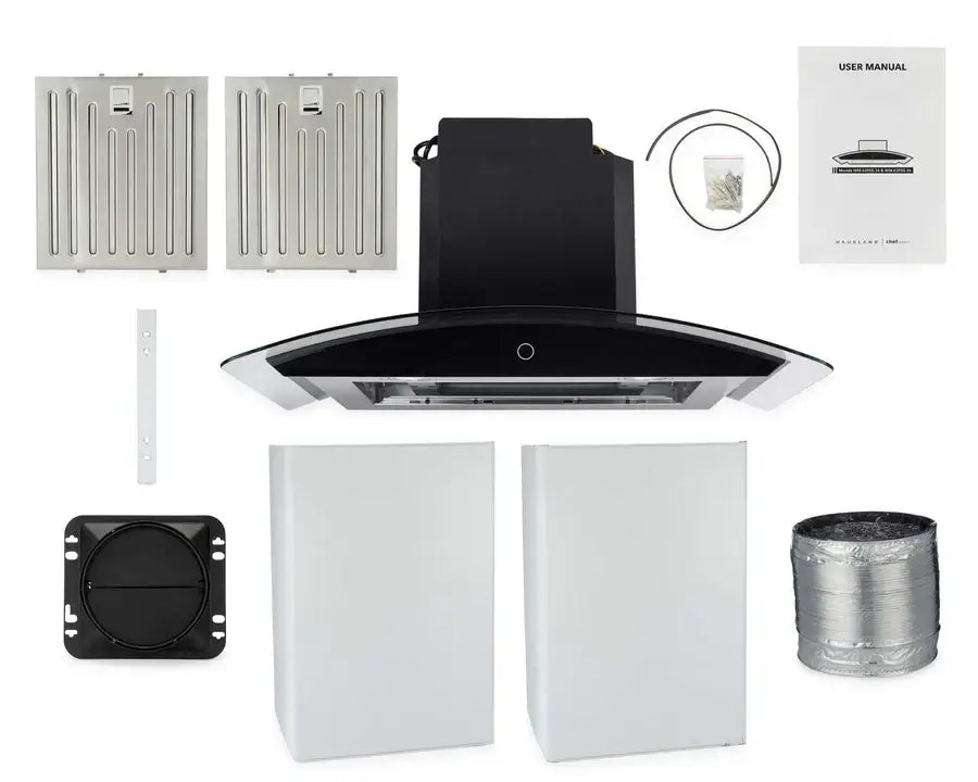 Hauslane Chef Convertible Stainless Steel Wall Mount Range Hood (WM-639SS)