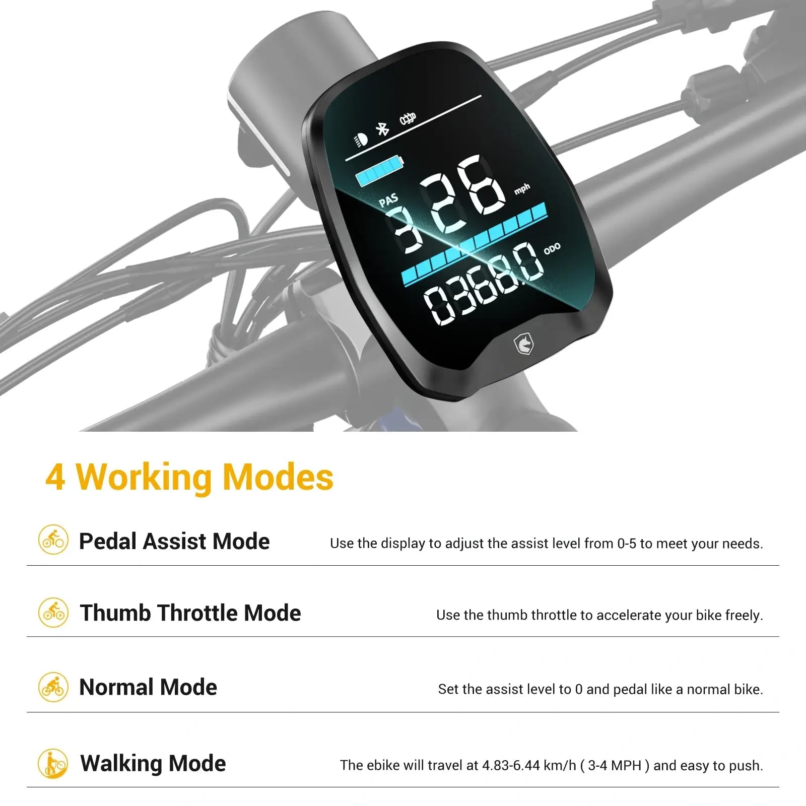 HOVSCO HovAlpha 26" Fat Tire Electric Bike