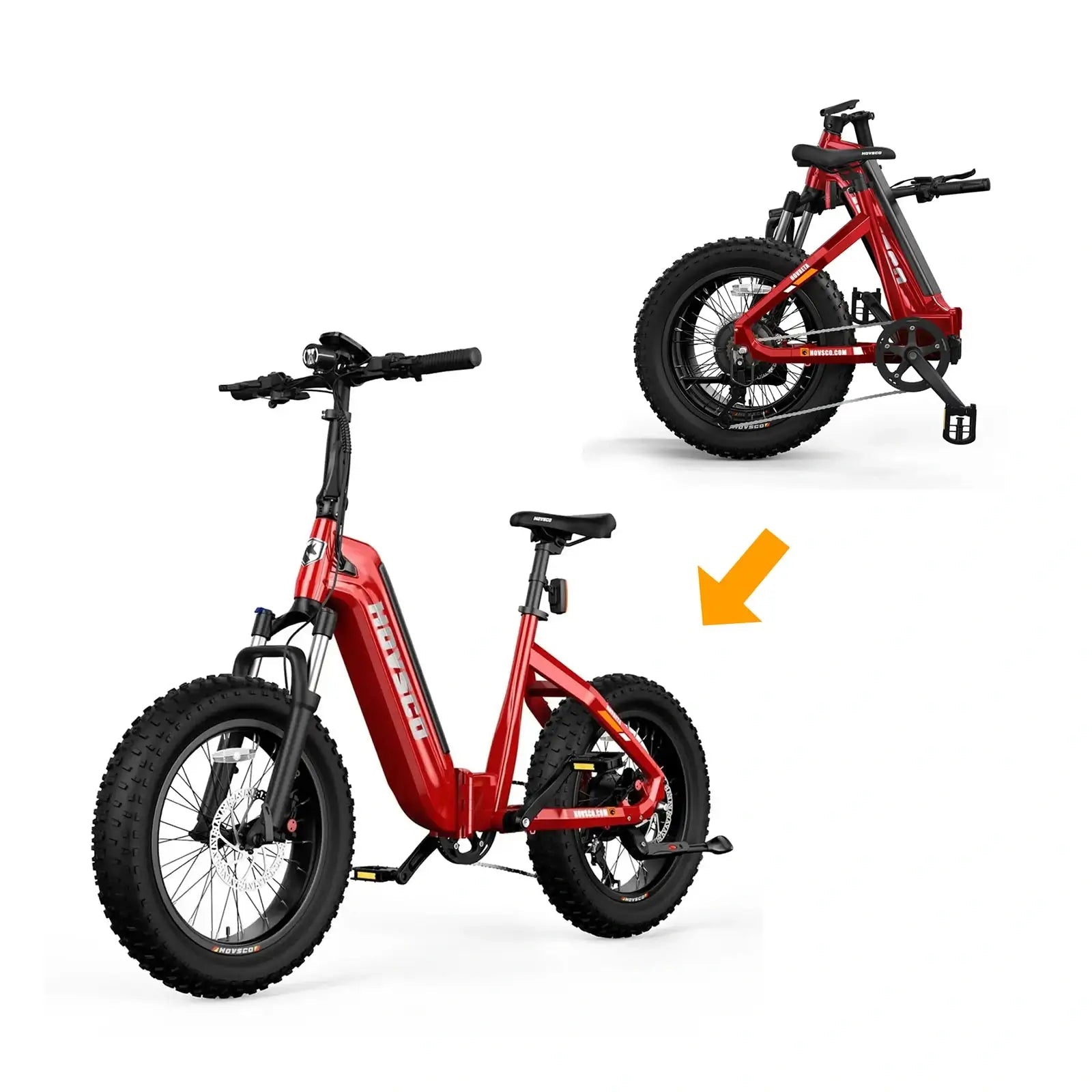 HOVSCO HovBeta 20" Foldable Fat Tire Electric Bike