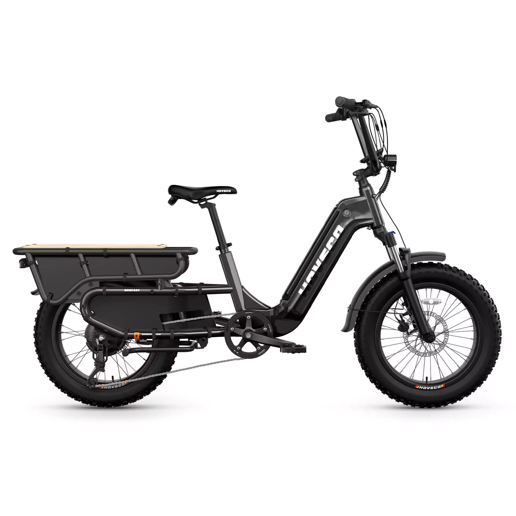 HOVSCO HovCart 20“ Step-Thru Electric Fat Tire Cargo Bike