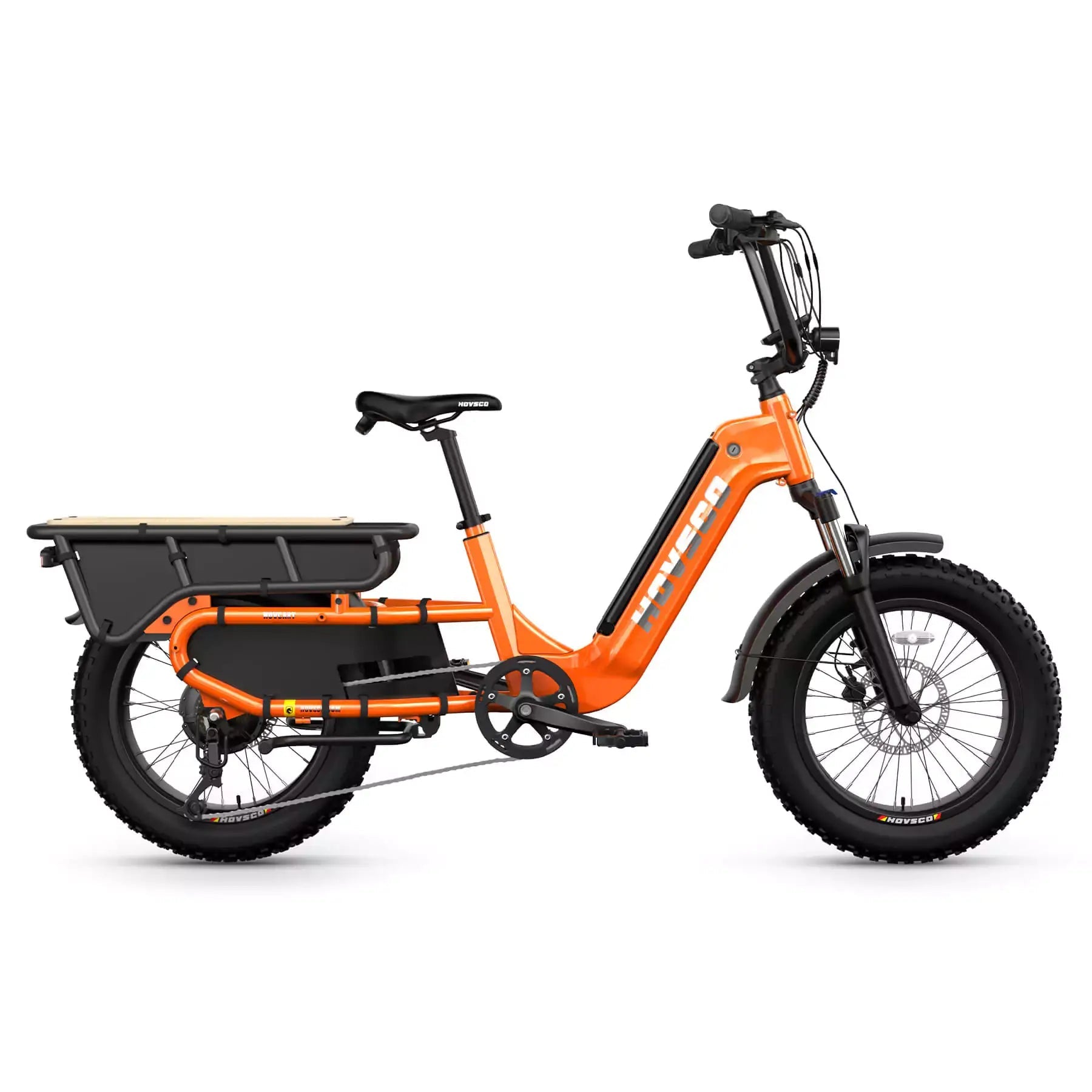 HOVSCO HovCart 20“ Step-Thru Electric Fat Tire Cargo Bike