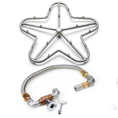 HPC Fire 30" Penta Burner Fire Pit Kit FPS/PENTA30