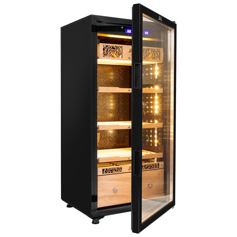 Humidor Supreme 1500 - Cigar Electronic Humidor HS-9100BLK