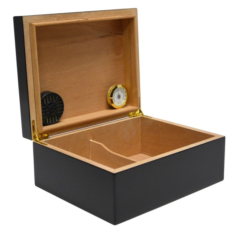 Humidor Supreme 40-Cigar Desktop Humidor 12-8125 BK