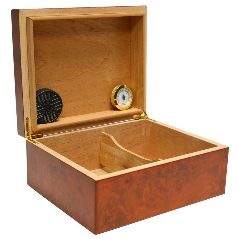 Humidor Supreme 40-Cigar Desktop Humidor 12-8125 BK