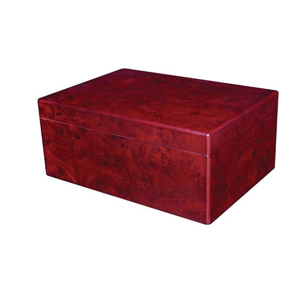 Humidor Supreme 50-Cigar Humidor in Cherry Finish 12-8117 CH