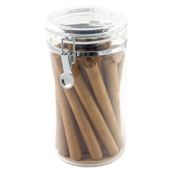 Humidor Supreme Acrylic 25-Cigar Jar AE025LC/W