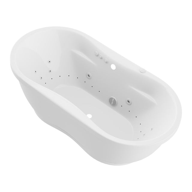ANZZI Lori 6 ft. Whirlpool and Air Bath Tub FT-AZ102