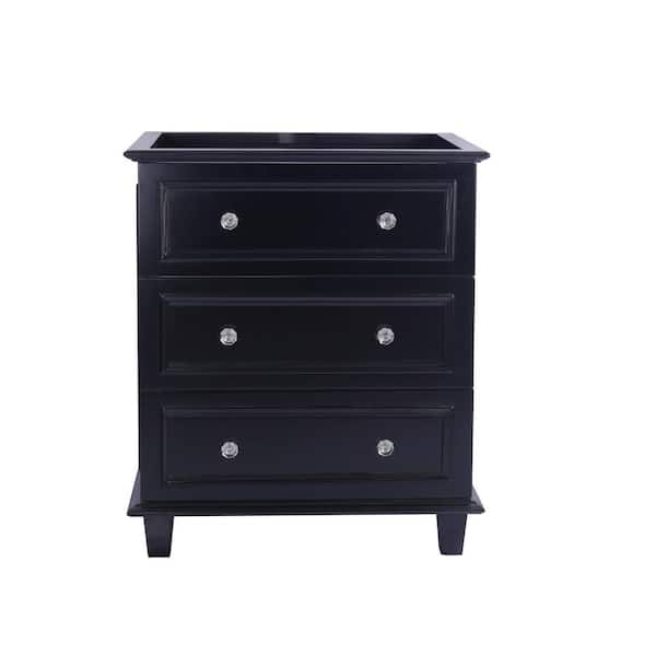 Laviva Luna 29.2 in. W x 21.6 in. D x 33.8 in. H Bath Vanity Cabinet without Top in Espresso