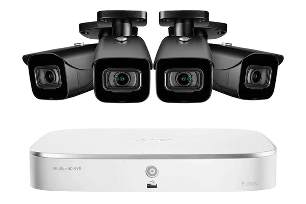 Lorex Fusion 4K 16-Camera Capable 2TB NVR System with Bullet Cameras