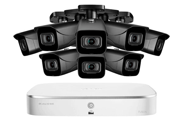 Lorex Fusion 4K 16-Camera Capable 2TB NVR System with Bullet Cameras