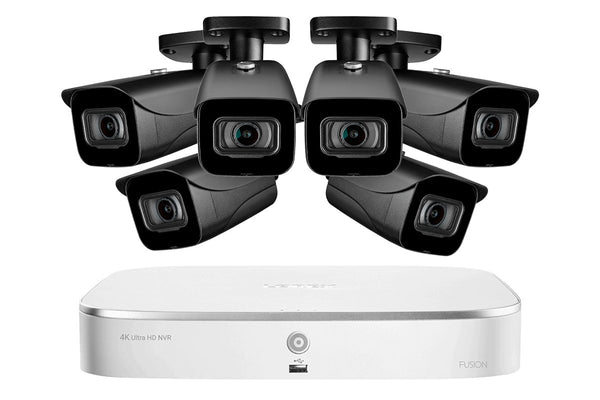 Lorex Fusion 4K 16-Camera Capable 2TB NVR System with Bullet Cameras