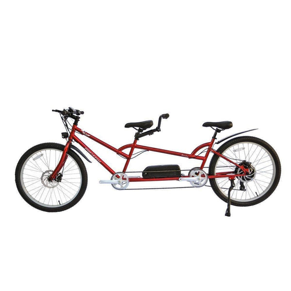 Micargi 500W Raiatea Tandem Electric Bicycle MB-EB-RAIATEA-F-BK