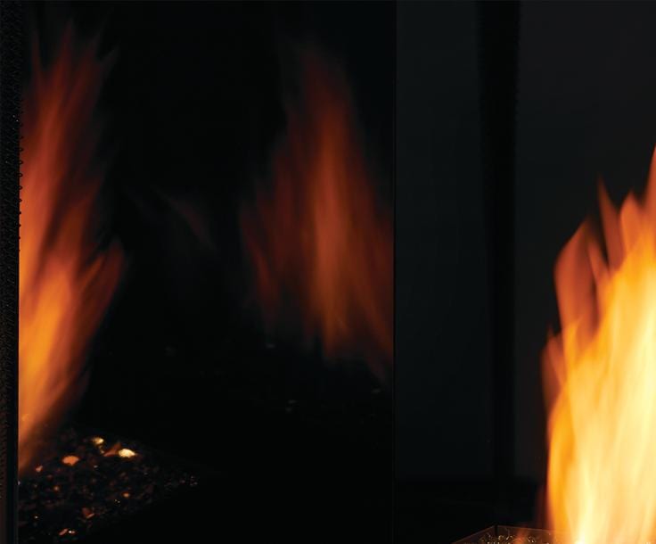 Monessen 36" Reflective Black Glass A36BGL