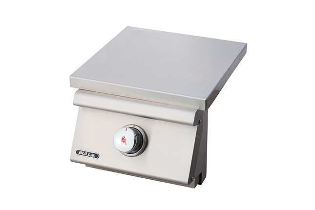 Bull BBQ Single Slide-In Pro Side Burner With Cover 60018