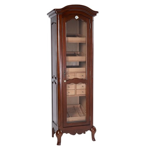 Quality Importers Chancellor Antique Tower 3000-Cigar Humidor HUM-2000-ANTIQUE