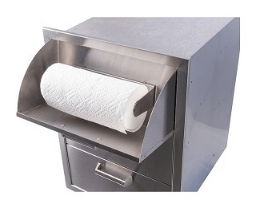 PCM 260 Series 16-Inch Triple Access Drawer With Paper Towel Holder - RO BBQ | BBQ-260-DRW3-PTH