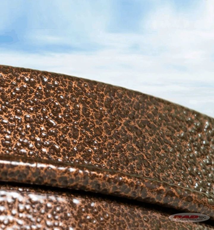 Radtec Two Pack: 96" Real Flame Propane Patio Heaters - Antique Bronze Finish (41,000 BTU) TP-PH-NA