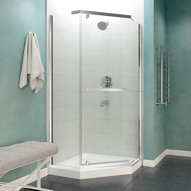 ANZZI Castle Series 49 in. x 72 in. Semi-Frameless Shower Door with TSUNAMI GUARD SD-AZ056-01BN