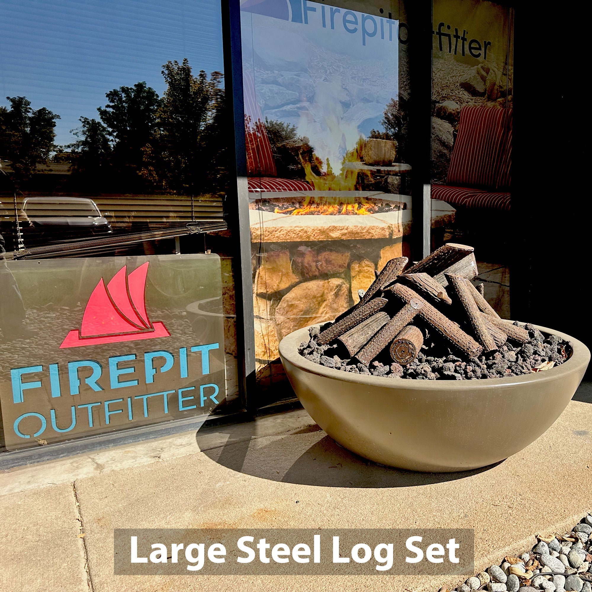 Warming Trends Steel Log Set Log-Steel-SM