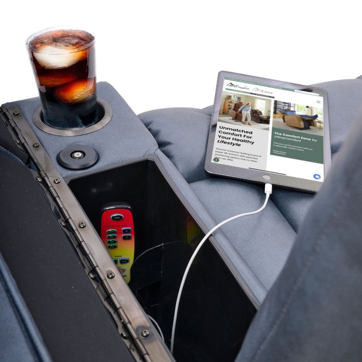 UltraComfort UC472 Rhodes Medium Sinda Lagoon Power Lift Recliner