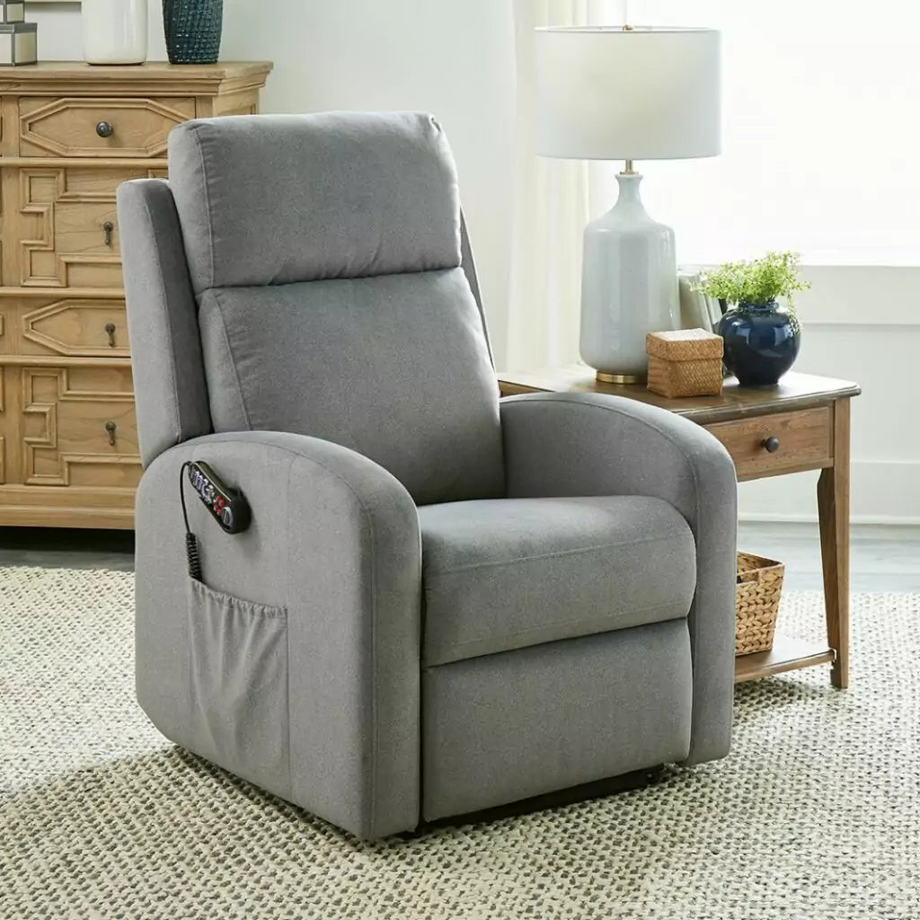 UltraCozy UC673 Medium Zero Gravity+ Powered Recliner Chair Torres Peppercorn UC673-MED-STD-TPE