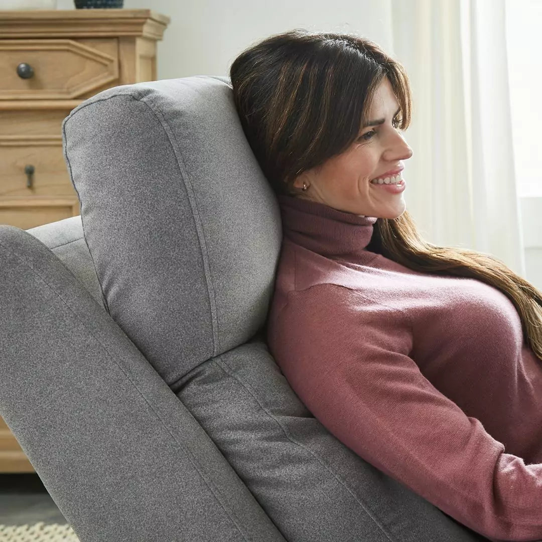 UltraCozy UC673 Medium Zero Gravity+ Powered Recliner Chair Torres Peppercorn UC673-MED-STD-TPE