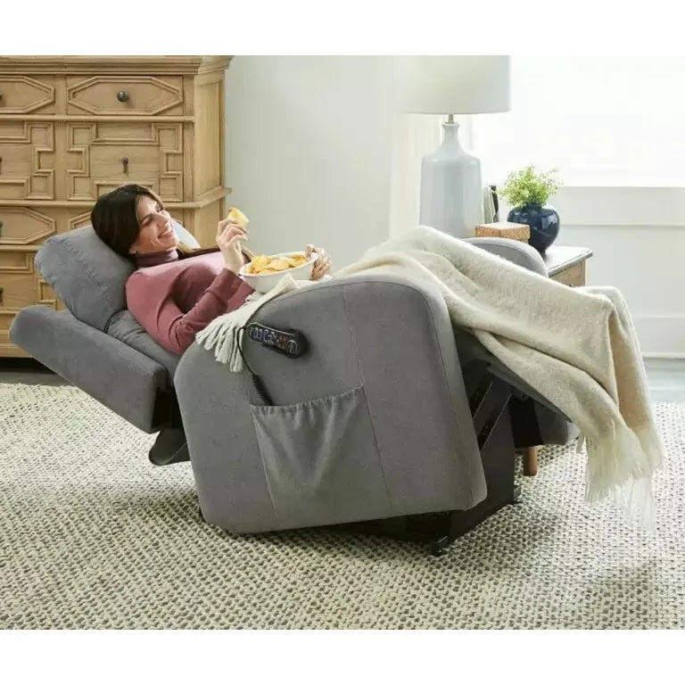 UltraCozy UC673 Medium Zero Gravity+ Powered Recliner Chair Torres Peppercorn UC673-MED-STD-TPE