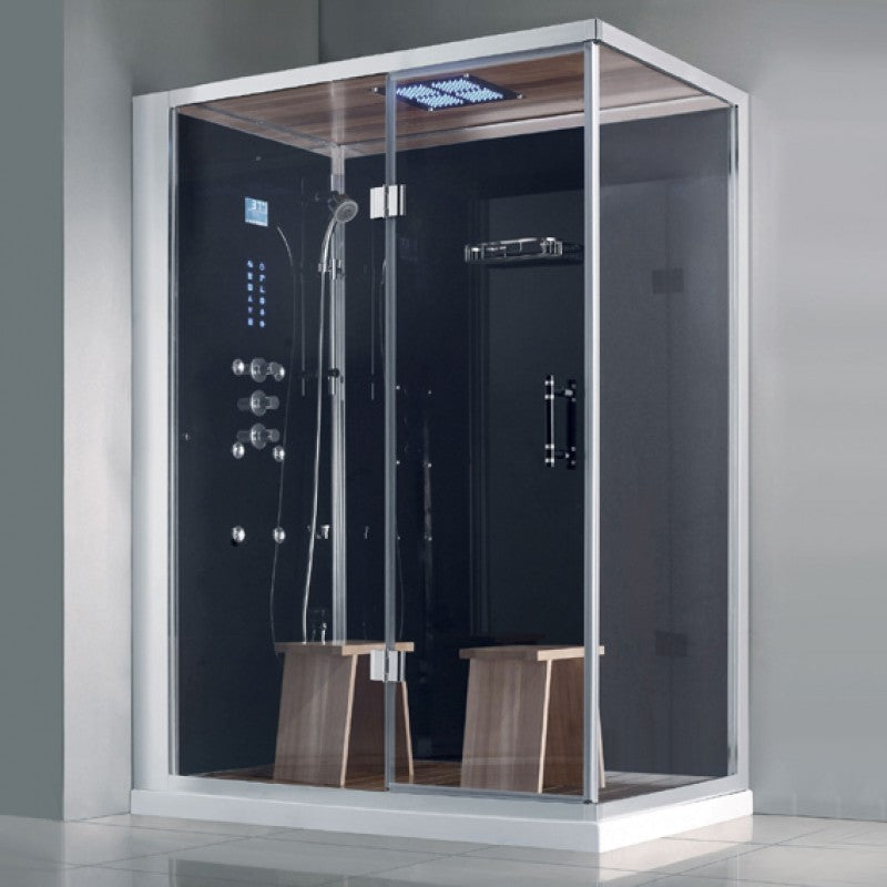Athena (Discontinued) WS-141L Black Steam Shower