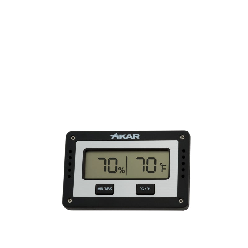 Xikar Rectangular Digital Hygrometer XI-833XI