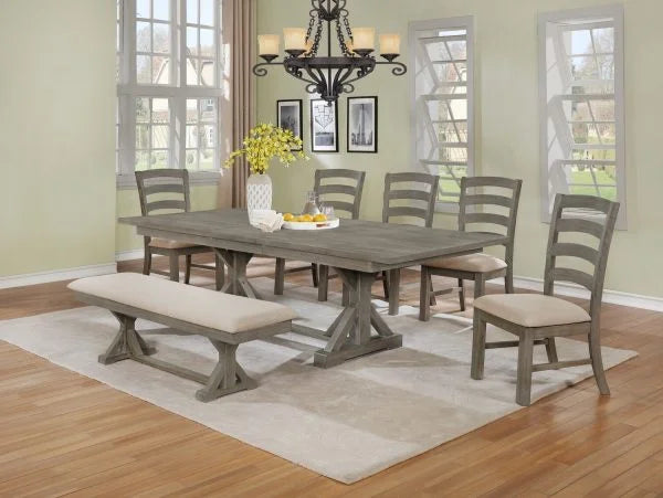 BQF Classic Dining Set with Extendable Dining table D22D7