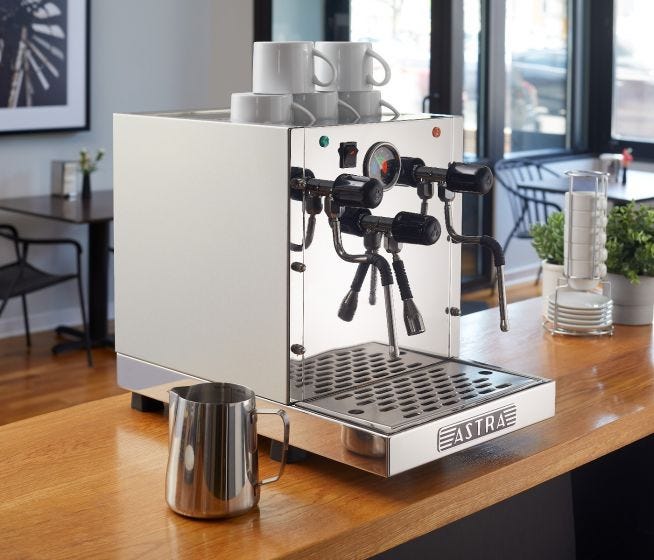 Astra Semi Automatic Pourover Steamer, 2000 W STP1800
