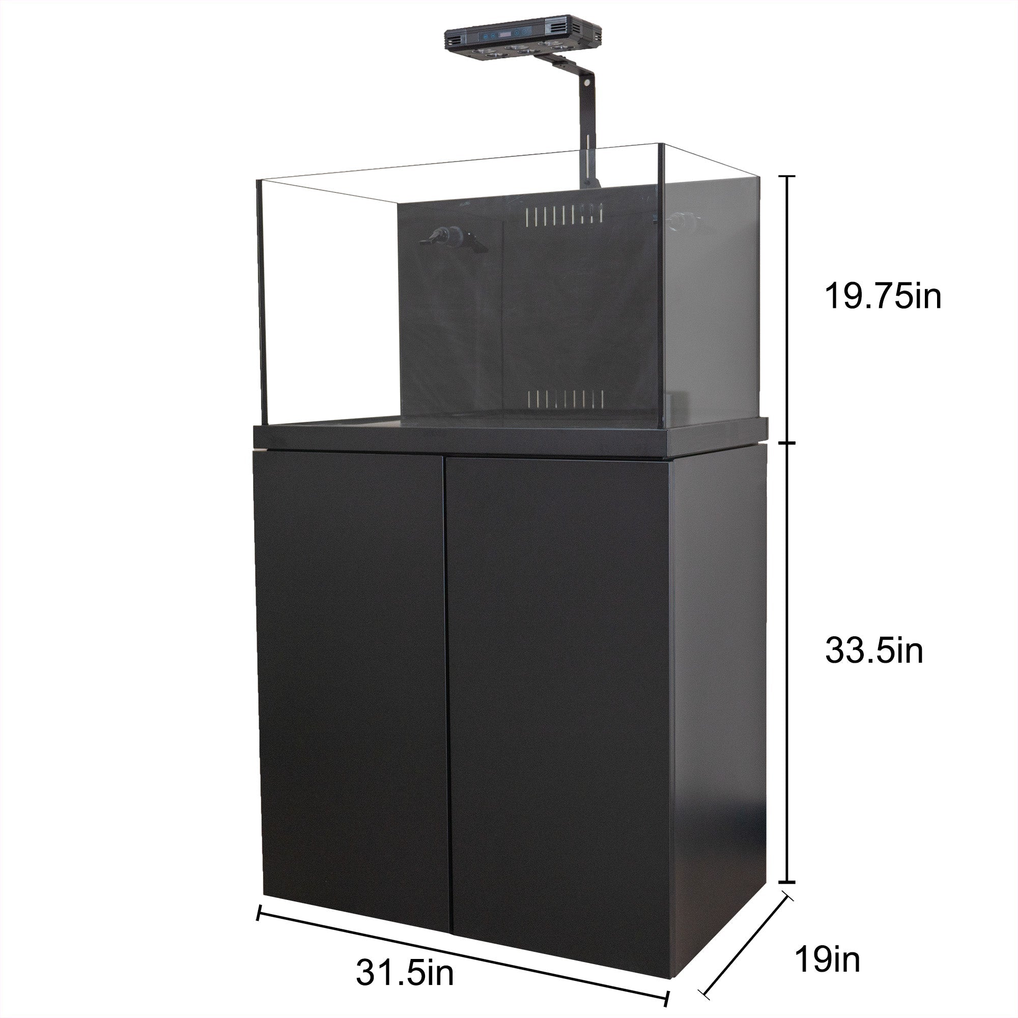 Aqua Dream Coral Reef Aquarium 50 Gallon Tempered Glass Fish Tank Complete Set REEF-860-ABK