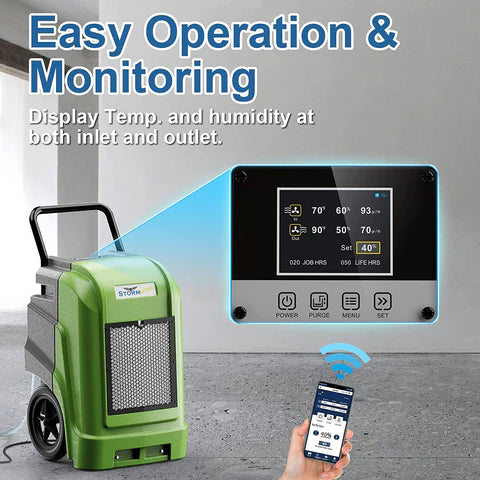 AlorAir Storm Ultra 190 PPD Commercial Dehumidifier X0037KWOTB