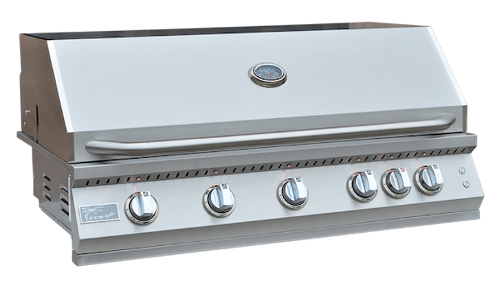 Kokomo Grills 40” Professional Built in Gas Grill (5 Burner/Back Burner) KO-BAK5BG-PRO-LP