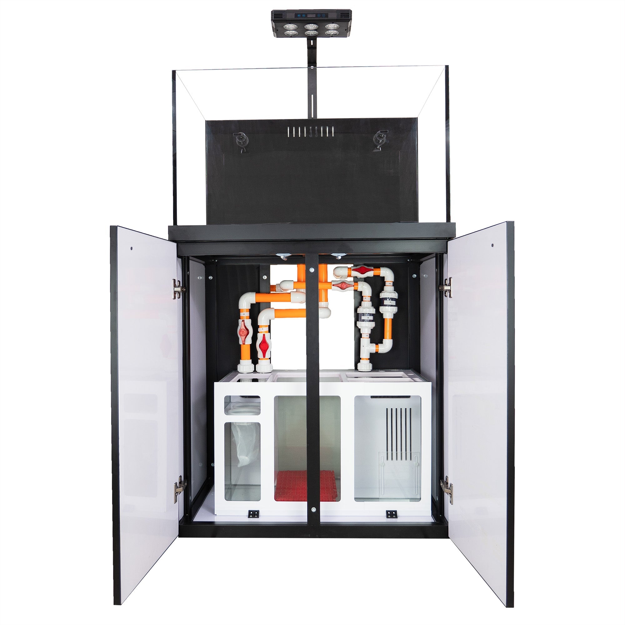 Aqua Dream Coral Reef Aquarium 50 Gallon Tempered Glass Fish Tank Complete Set REEF-860-ABK