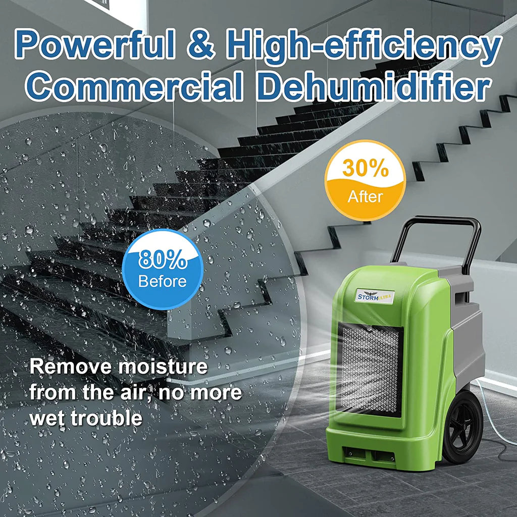AlorAir Storm Ultra 190 PPD Commercial Dehumidifier X0037KWOTB