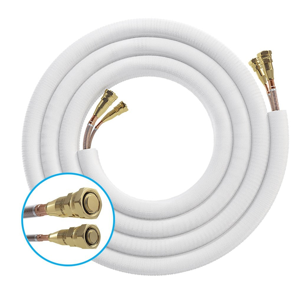 MRCOOL 16ft 1/4 x 1/2 Pre-Charged Lineset for DIY 9, 12K & 18K Indoor | DIY16-1412