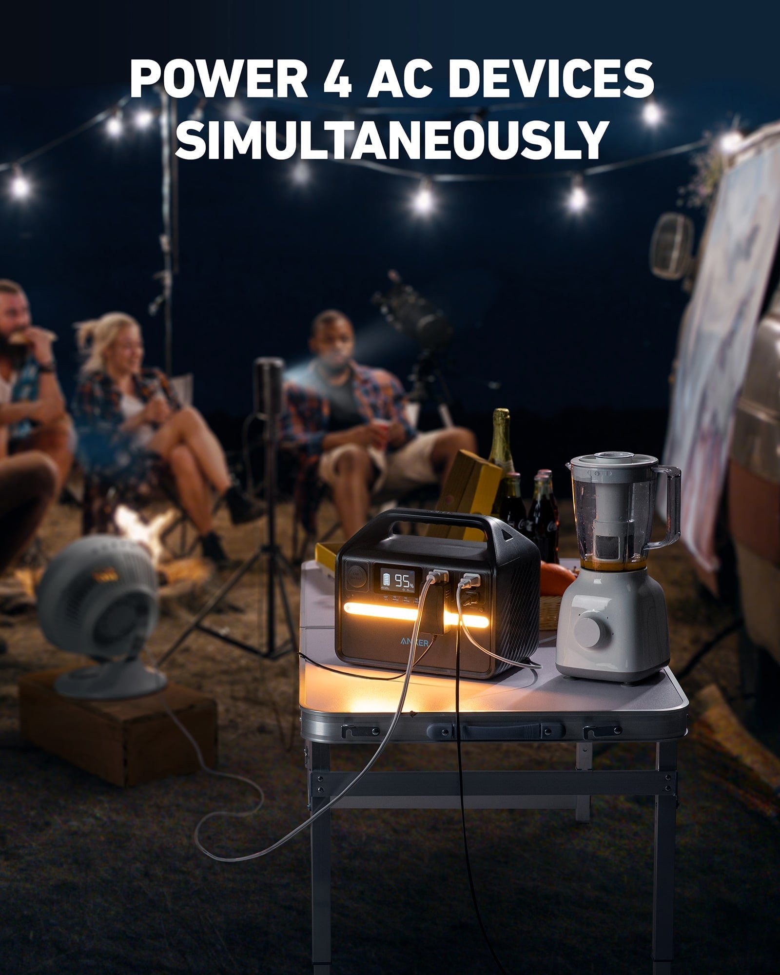 Anker 535 Solar Generator (PowerHouse 512Wh with 100W Solar Panel)