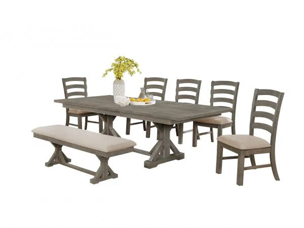 BQF Classic Dining Set with Extendable Dining table D22D7