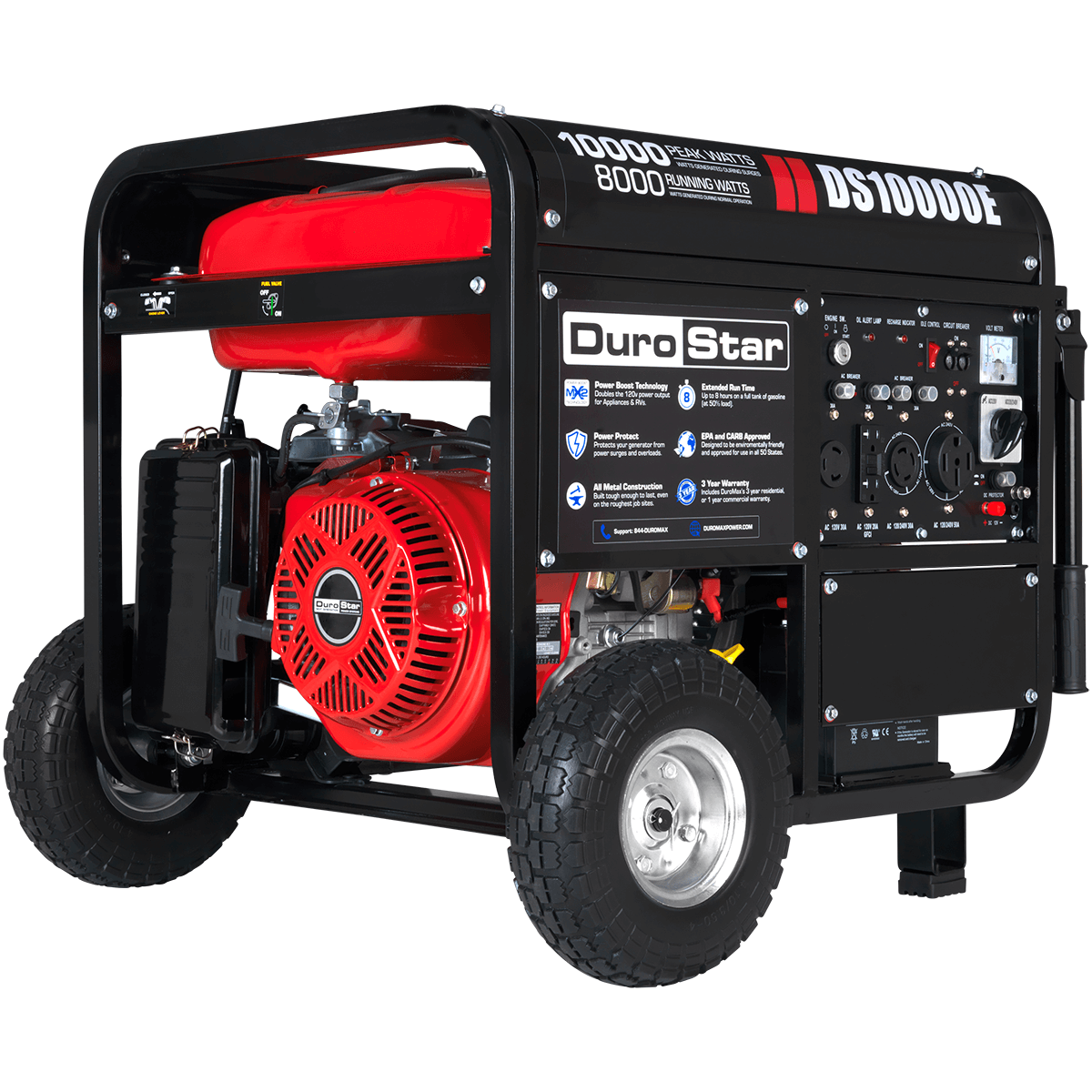 DuroMax 10,000 Watt Gasoline Portable Generator DS10000E
