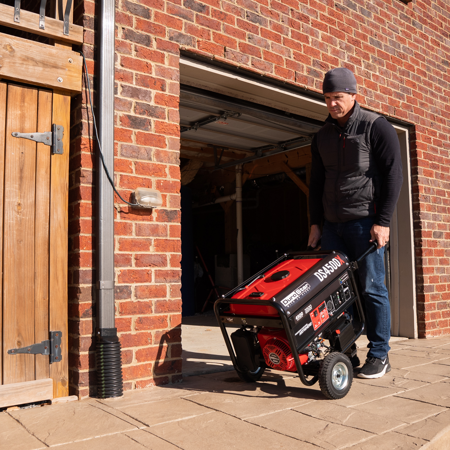 DuroStar 4,500 Watt Gasoline Portable Generator w/ CO Alert DS4500X