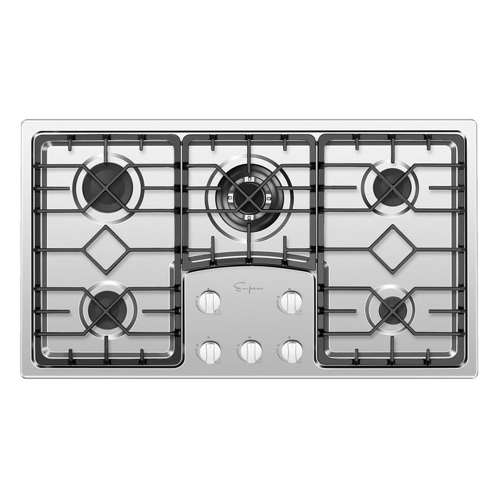Empava 36GC5B90S 36 in. Built-in Gas Cooktops