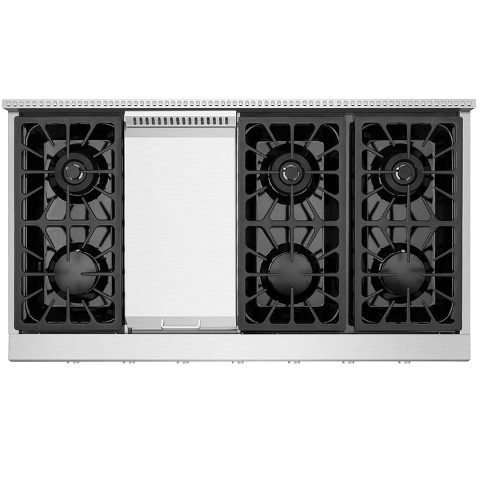 Empava 48GC32 Pro-style 48 In. Slide-in Gas Cooktops (DISCONTINIUED)