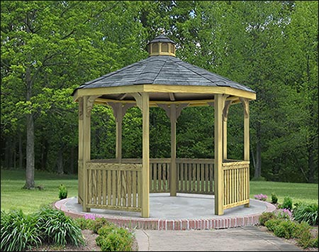 Fifthroom Red Cedar Garden Gazebo HBWCGG8