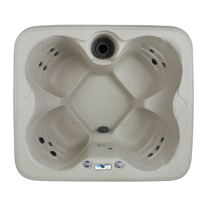 Rectangular Plug And Play Hot Tub