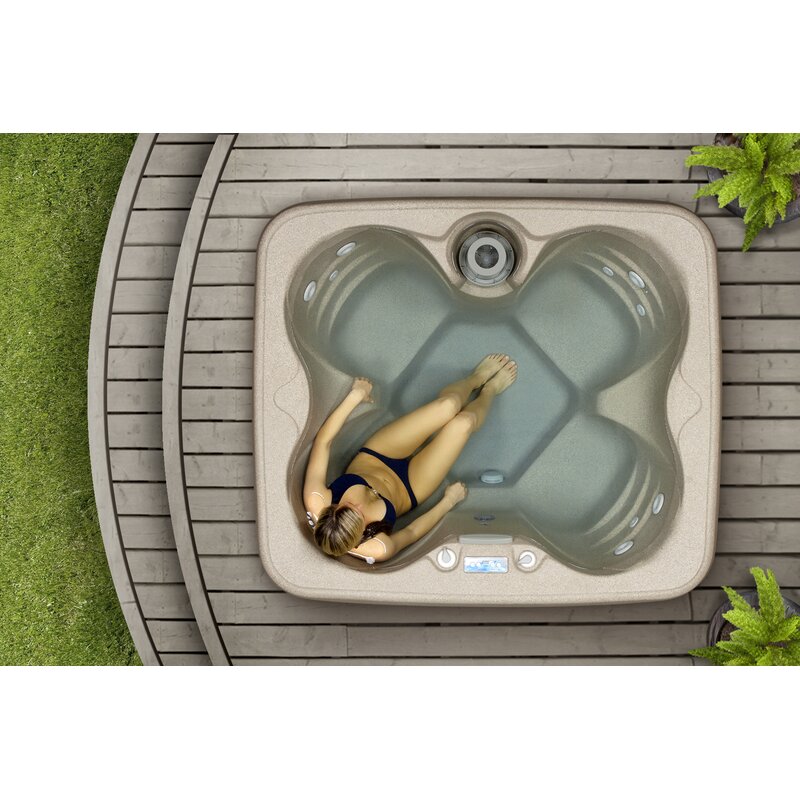 Rectangular Plug And Play Hot Tub